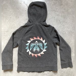 Pendleton Hoodie Zip Up Bird Design - Size Youth 7/8